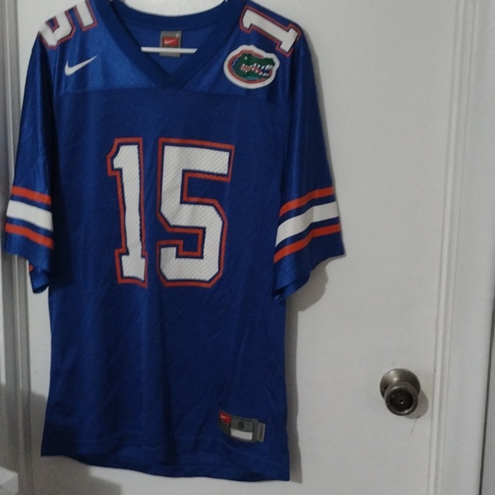 Slightly used authentic Nike Florida Gators number 15 Jersey